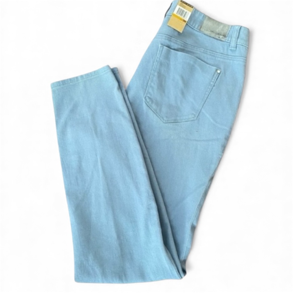 VINTAGE DKNY DENIM PLUS JEANS MERCER SKINNY LIGHT BLUE HIGH WAIST SIZE 16W NWT